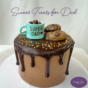 Father’s Day Chocolate Cake with Coffee Chocolate Buttercream
