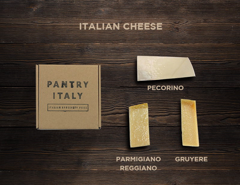 Italian DOP Cheeses.
