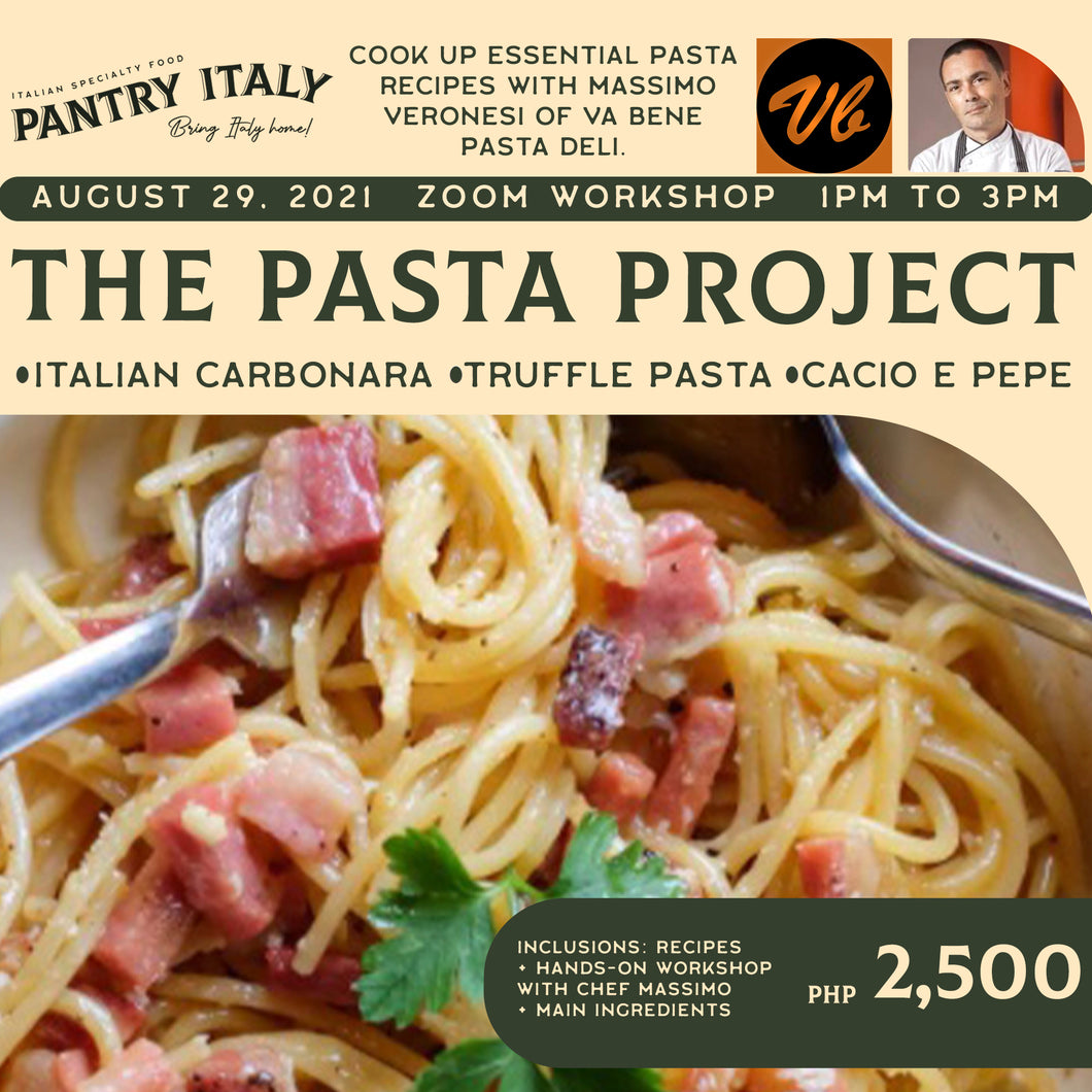Pasta Project with Chef Massimo Veronesi of Va Bene Pasta Deli