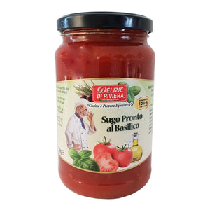 Delizie di Riviera / Prontidee Sugo all Basilico  (Pre-order) 350g