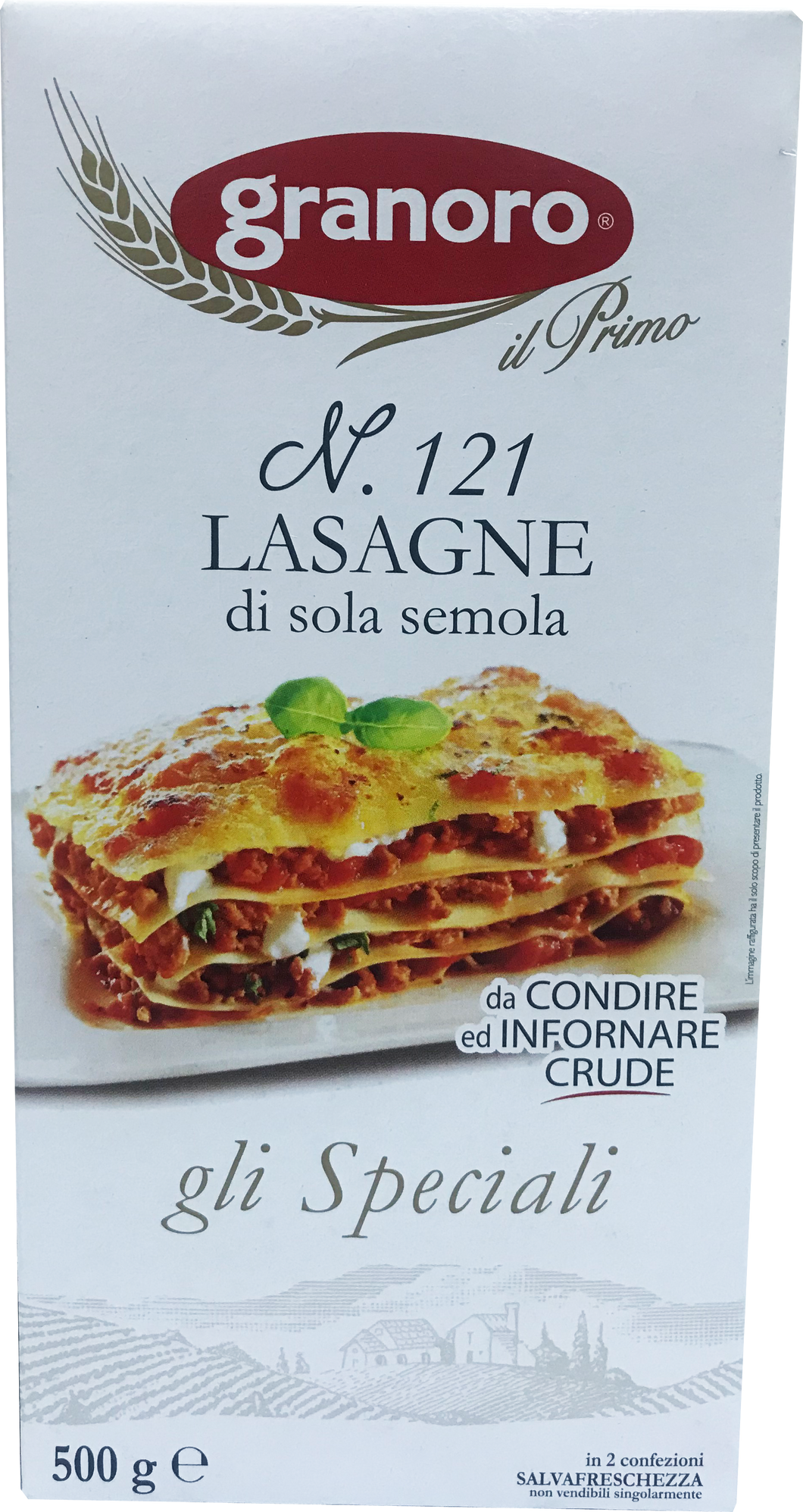 Lasagna - Granoro Lasagne Semola 500g.