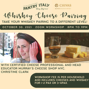 Whiskey Cheese Pairing Workshop with Christine Clark